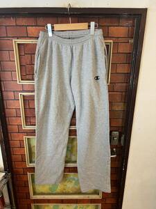  sweat pants pants tore bread Champion champion light gray series waist rubber size M part shop put on daru put on stretch America old clothes 