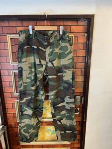  cargo pants military PROPPER size M wood Land duck camouflage camouflage outdoor America old clothes 