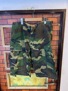  short pants camouflage military Army army thing size L big size wood Land duck outdoor short bread half America old clothes 