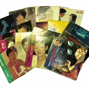 【静0507-23】LP 山口百恵 レコード まとめ 帯付含 18点セット 動作未確認 中古品 現状品の画像1