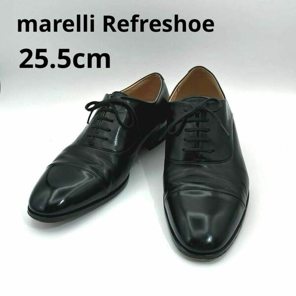 マレリーリフレッシュ　ストレートチップ　ビジネスシューズ　本革 25.5cm　marelli Refreshoe