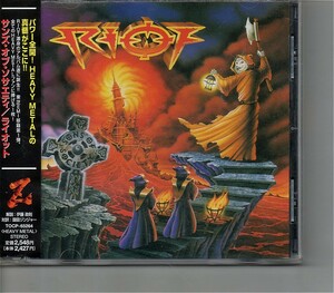 ks*ライオット/Riot「Sons Of Society」/国内盤帯付き/'90s USパワーメタル/Mike DiMeo 、Bobby Jarzombek 参加