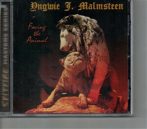 ks*イングヴェイ/Yngwie J. Malmsteen「Facing The Animal」/ジャケ違いUS盤/Mats Leven,Cozy Powell参加/'90sネオクラ名盤