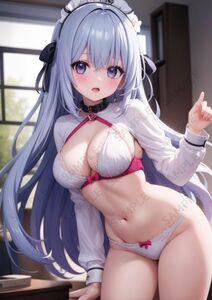 No.AR-0159 A4 アート ポスター 美少女 美女 高品質 イラスト 水着 制服 下着 女の子 かわいい 写真集 コスプレ セクシー 同人