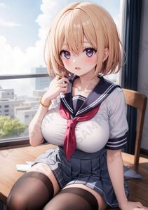 No.AR-0001 A4 アート ポスター 美少女 美女 高品質 イラスト 水着 制服 下着 女の子 かわいい 写真集 コスプレ セクシー 同人