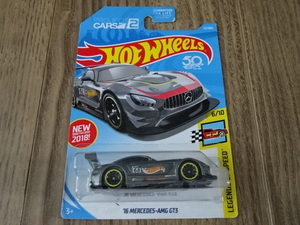 HW Hot WHeeLS '16 MERCEDES-AMG GT3 ホットウィール メルセデス ベンツ ガンメタ ミニカー ミニチュアカー Toy Car Miniature