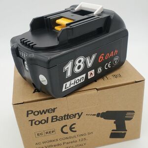 マキタ 互換バッテリー 18V 6.0Ah リチウムイオンバッテリー