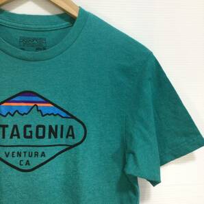 patagonia パタゴニア オーガニックコットン×ポリエステル 半袖Tシャツ プリントTシャツ メキシコ製 メンズXS 良品綺麗 の画像4