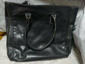 NUMBER (N)INE leather tote bag Number Nine . under ..1 number the first period 