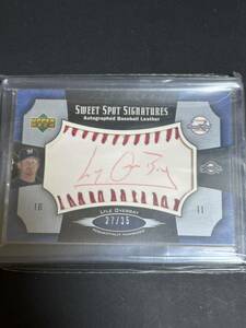 2005 Upper Deck Sweet Spot Lyle Overbay Auto Autograph オーバーベイ　サイン　レッドインク　35枚限定