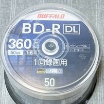 50GB 新品4枚 BUFFALO BD-R DL 1回録画用 Blu-ray ブルーレイレコーダー バッファロー BRAVIA対応 BD-RE 6倍速 デッキ 25GB_画像4