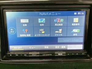 B-5　カロッツェリア メモリーナビ　楽ナビ AVIC-RZ303 　ワンセグ TV/DVD/CD/SD/IPhone-Ipod　　地図データ 2019年