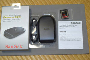 SanDisk 128GB Extreme PRO CFexpress Type-B メモリーカード カードリーダー付き 1700MB/s Read, 1200MB/s Write