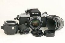 Nikon ニコン F2 フォトミックA NIKKOR 50mm F1.4 / Micro－NIKKOR 55mm F3.5 アイレベル ED-1 等 一眼レフカメラ レンズ 【彩irodori_画像1
