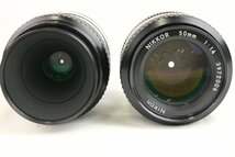Nikon ニコン F2 フォトミックA NIKKOR 50mm F1.4 / Micro－NIKKOR 55mm F3.5 アイレベル ED-1 等 一眼レフカメラ レンズ 【彩irodori_画像9