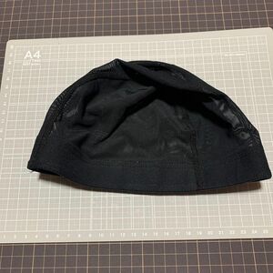 スイムキャップ 水泳帽 スイミング　プール　帽子　ブラック　黒