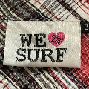 We LOVE SURF・サーフィン・ネイビー紺色半袖ポロシャツ・襟と袖二重でおしゃれ・前後派手なプリント・3L・大きな大きいビッグサイズの画像6