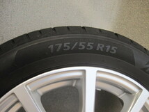 希少【レア】三菱・アイに使用・前後サイズ違い・ブリヂストンタイヤ・155/60R15&175/55R15・4.5J&5.5J・PCD100・千葉県から_画像7