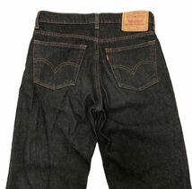 1017◆Levi's リーバイス◆96年 フィリピン製 515-03 ブラックデニム ジーンズ W30L34_画像5