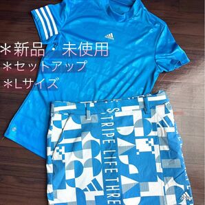 ADIDAS ゴルフウェア　セットアップ 