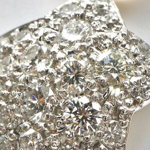 豪華!!◆Pt900 天然ダイヤモンドペンダントトップ◆M 約3.3g 0.73ct diamond pendantジュエリー EB9/EC7の画像4