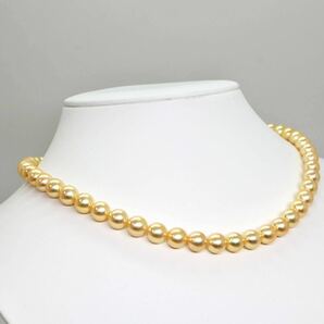 ◆アコヤ本真珠ネックレス/ 0 ◆M 約37.6g 約42.0cm 7.5mm珠 pearl パール jewelry necklace ジュエリー DA5/EA0の画像3
