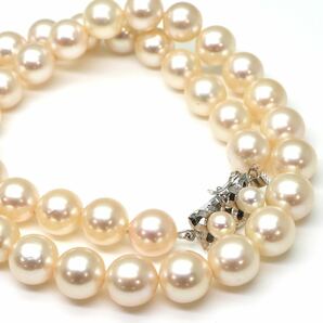 ◆K14 アコヤ本真珠ネックレス/ 13 ◆M 約40.1g 約38.0cm 8.0-8.5mm珠 pearl パール jewelry necklace ジュエリー CH1/CH1の画像1