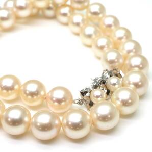 ◆K14 アコヤ本真珠ネックレス/ 13 ◆M 約40.1g 約38.0cm 8.0-8.5mm珠 pearl パール jewelry necklace ジュエリー CH1/CH1の画像4