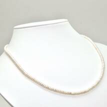 ◆K18 本真珠ネックレス/ 30 ◆M 約9.3g 約49.5cm pearlパールjewelry necklaceジュエリーDB9/DB9_画像3