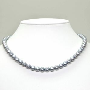 ◆POLA jewelry(ポーラ)アコヤ本真珠ネックレス/ 23 ◆M 約30.1g 約42.0cm 6.5-7.0mm珠 pearl パール jewelry necklace ジュエリー DA3/EA5の画像2