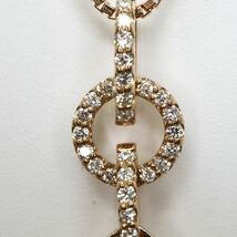 ◆K18 天然ダイヤモンド/アコヤ本真珠ネックレス◆M 約4.7g 約50.5cm パール pearl diamond necklace jewelry ジュエリー EC2/EC2_画像5