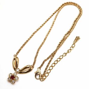 POLA jewelry(ポーラ)◆K18 天然ダイヤモンドネックレス◆M 約8.9g 約39.5cm diamond ruby necklace jewelry ジュエリー EH4/EH6の画像9