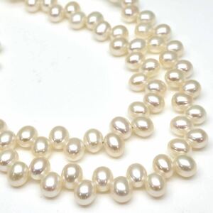 ◆K14本真珠ネックレス/ 23 ◆M 約19.2g 約43.0cm pearl パール jewelry necklace ジュエリー DB0/DB0