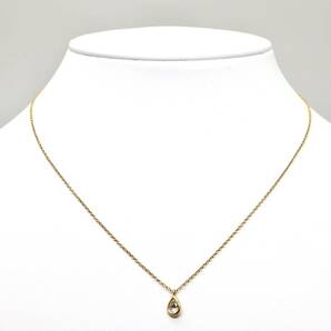 TIFFANY&Co.(ティファニー）◆K18 天然ダイヤモンドネックレス◆M 約1.8g 約40.5cm diamond necklace jewelry ジュエリー EB3/EC3の画像2