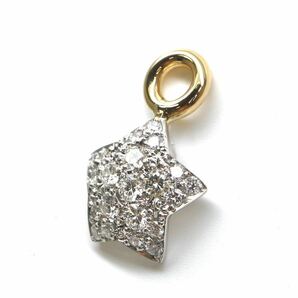 豪華!!◆Pt900 天然ダイヤモンドペンダントトップ◆M 約3.3g 0.73ct diamond pendantジュエリー EB9/EC7の画像2