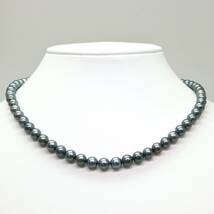 ◆アコヤ本真珠ネックレス◆M 約28.1g 約42.0cm 6.5mm珠 pearl パール jewelry necklace ジュエリー DA0/DB0_画像2