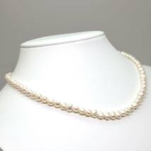 ◆K18 本真珠ネックレス◆M 約16.4g 約42.0cm pearl パール jewelry necklace ジュエリー jewelry DE0/DE0_画像3