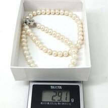 ◆本真珠ネックレス◆M 約29.1g 約43.0cm pearl パール jewelry necklace ジュエリー jewelry DA0/DA0_画像7