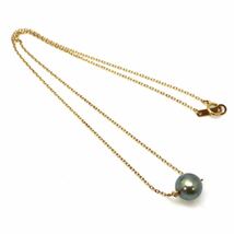 TASAKI(田崎真珠)◆K18 アコヤ本真珠ネックレス◆M 約3.2g 約40.0cm 9.0mm珠 パール pearl necklace EB1/EB2_画像6