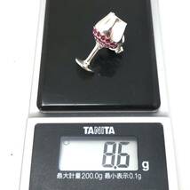 ソーティング付き!!◆Pt900 天然ダイヤモンド天然ルビー/天然ピンクサファイアピンブローチ◆M 約8.6g diamond ruby sapphire EC8/EC8_画像10