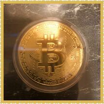 【新品・送料無料】ビットコイン 10枚 ゴルフ マーカー グリーン Bitcoin レプリカ _画像7