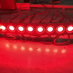 [20コマ] 24V 防水 LED 連結 赤 レッド タイヤ灯 サイドマーカー ランプ 作業灯 路肩灯 ダウンライト 【送料230円】