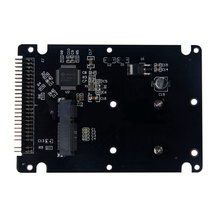 mSATA/PCI-E SSD→IDE 2.5インチ 9mm厚 変換アダプター ケース付 【送料230円】_画像3
