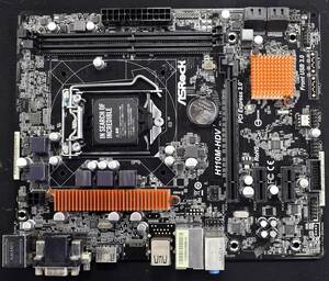 (国内発送) ASRock H110M-HDV REV:1.02 Intel H110 Chipset/Socket1151 LGA1151 MicroATX 第6/7世代対応 (管:ASM5