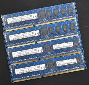 16GB (4GB 4枚組) DDR3L PC3L-12800R DDR3L-1600 REG 1Rx4 240pin ECC Registered SK-Hynix サーバー MacPro向け (管:SA5825