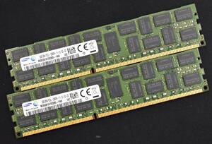 16GB (8GB 2枚組) DDR3L PC3L-12800R DDR3L-1600 REG 2Rx4 240pin ECC Registered Samsung サーバー MacPro向け (管:SA5732