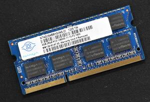 4GB PC3-12800S DDR3-1600 S.O.DIMM 204pin 2Rx8 [1.5V] [Nanya 4G] Macbook Pro iMac (DDR3)対応 (管:SB0284