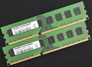 1 иен старт 8GB 2 листов комплект ( всего 16GB) PC3-12800 PC3-12800U DDR3-1600 240pin non-ECC Unbuffered DIMM 2Rx8 SanMax Micron MT ( труба :SA5849