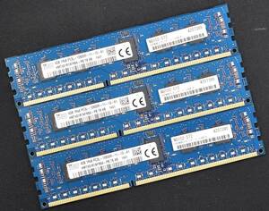 12GB (4GB 3枚組) DDR3L PC3L-12800R DDR3L-1600 REG 1Rx8 240pin ECC Registered SK-Hynix サーバー MacPro向け (管:SA5826