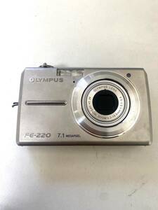 OLYMPUS Olympus CAMEDIA FE-220 цифровая камера цифровая камера темно синий teji компакт-камера работоспособность не проверялась .031102